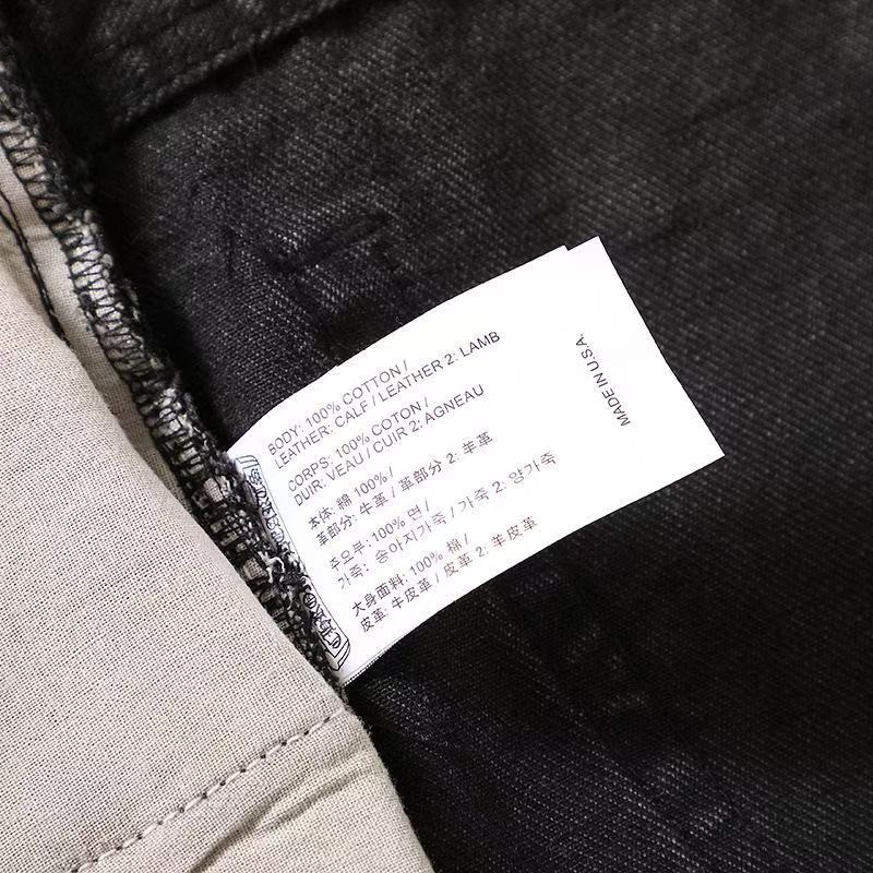 Ch**me He**ts Red Black and White Cross Jeans