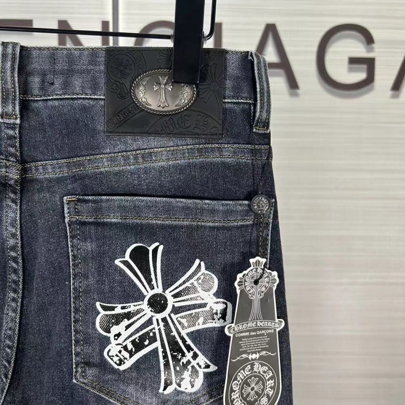 Ch**me He**ts hardware logo jeans