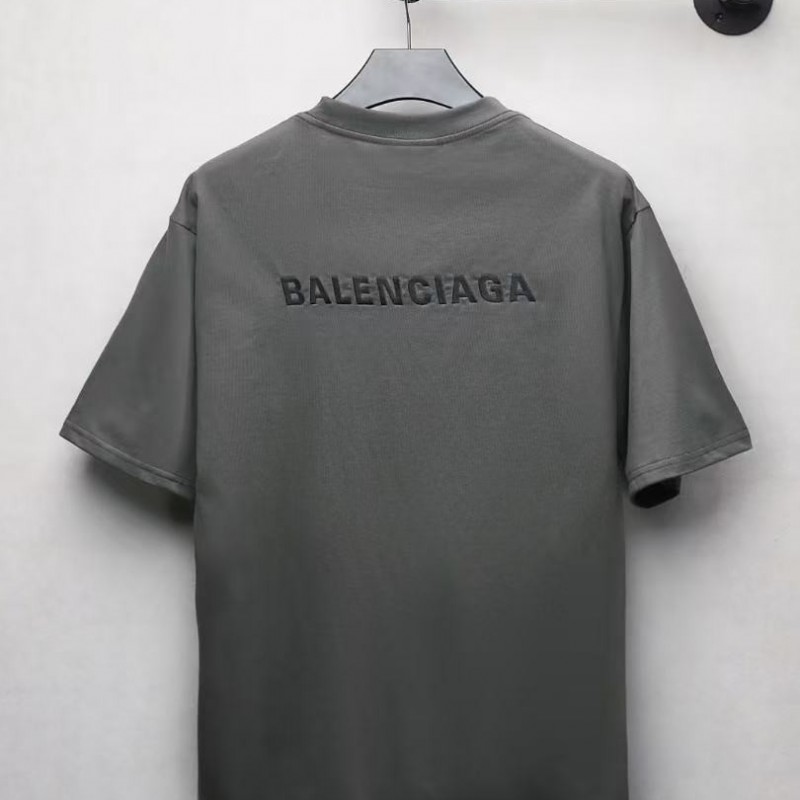 Paris front and back letter embroidery short sleeves