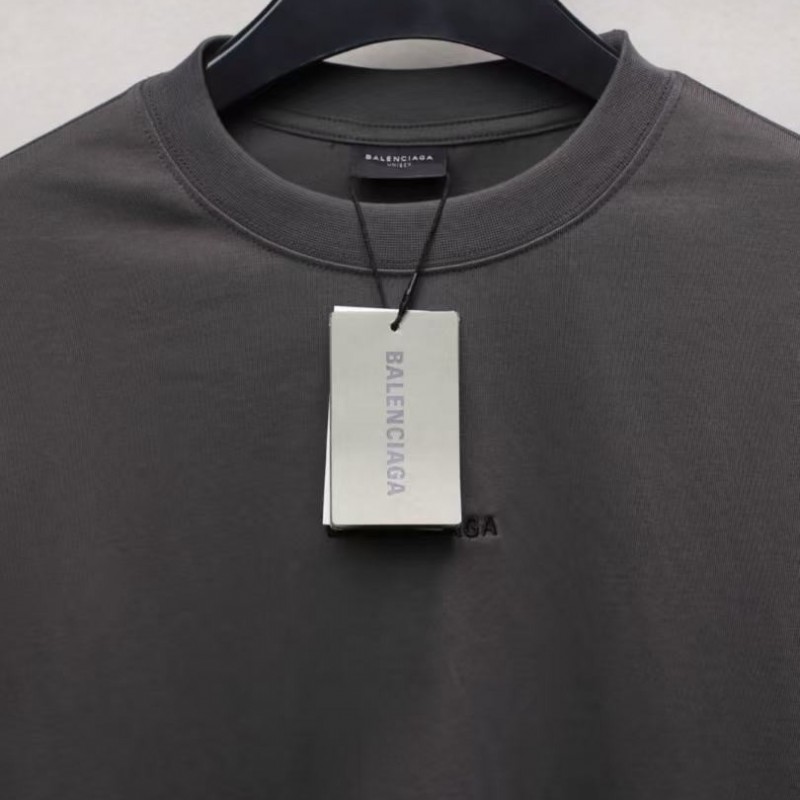 Paris front and back letter embroidery short sleeves