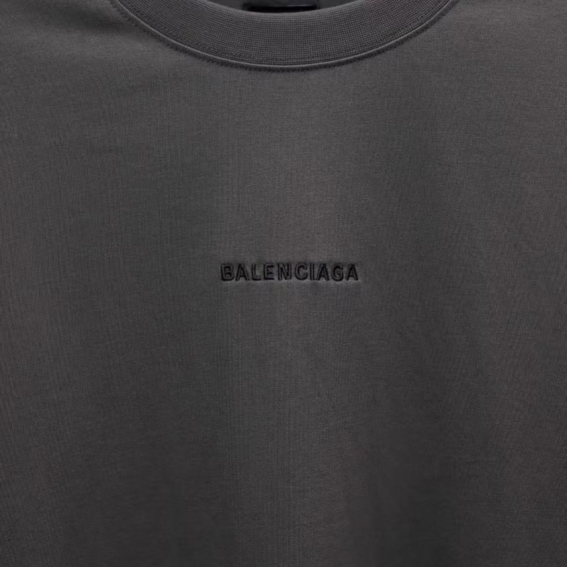 Paris front and back letter embroidery short sleeves