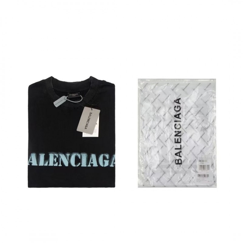 BLCG Blurred Slogan Short Sleeves