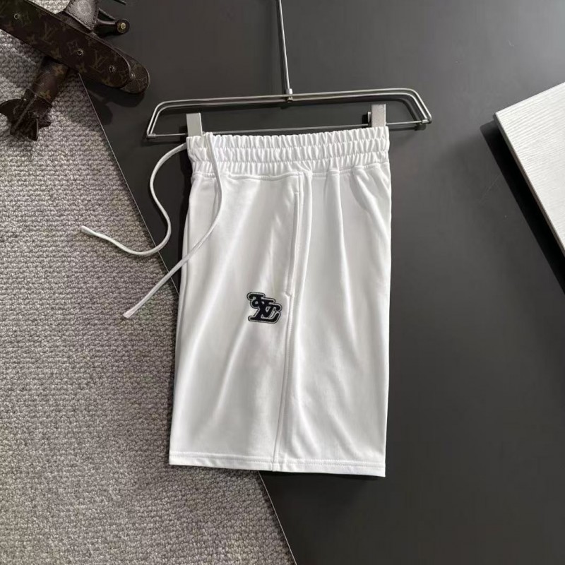 LV spring and summer new elastic casual washed loose shorts