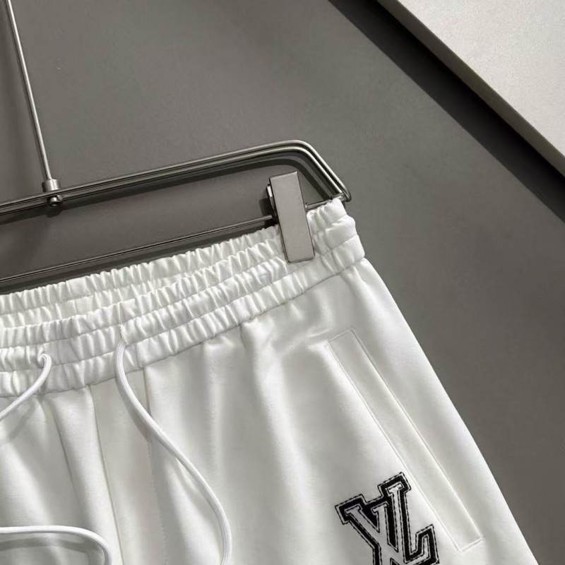 LV spring and summer new elastic casual washed loose shorts