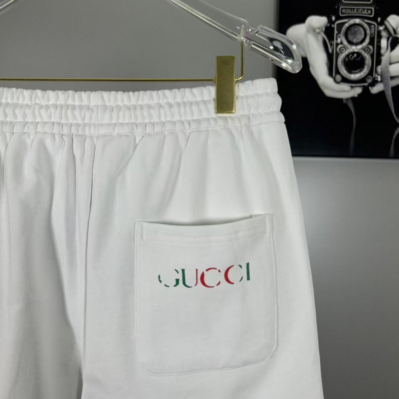 G*u*i side print classic logo shorts