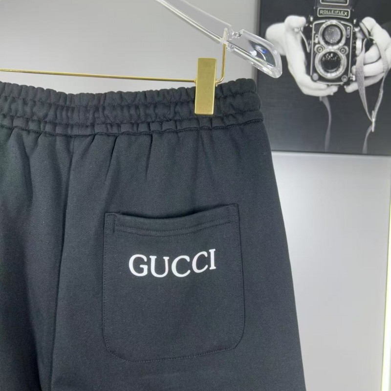 G*u*i side print classic logo shorts