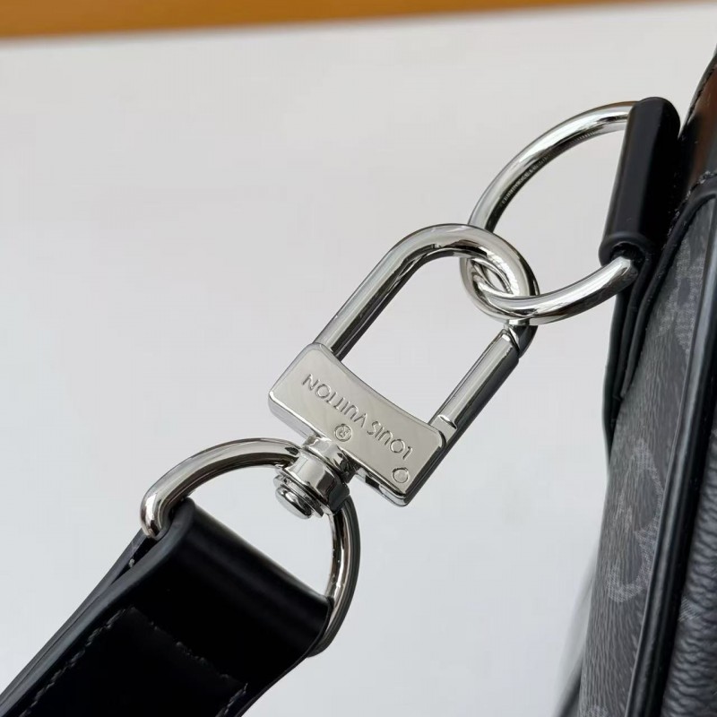 New KEEPALL BANDOULIÈRE 50 black check travel bag N14202