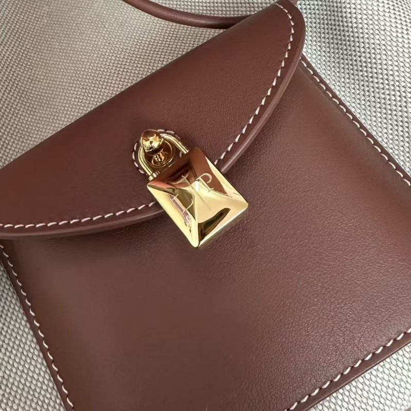 L**o p*ana extra caramel canvas drawstring backpack, size: 25*27*14cm