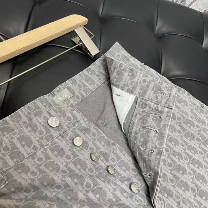 D*0r printed work jeans