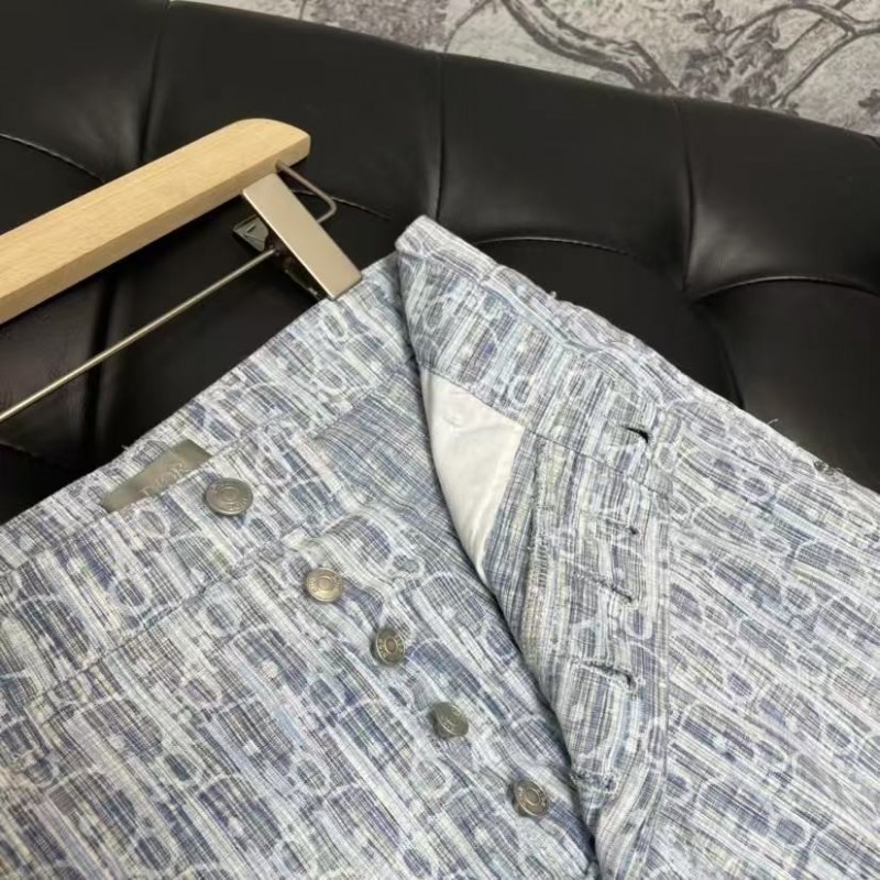 D*0r all over print jeans blue