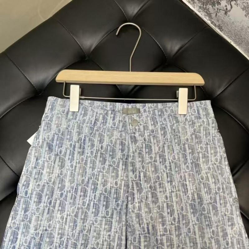 D*0r all over print jeans blue