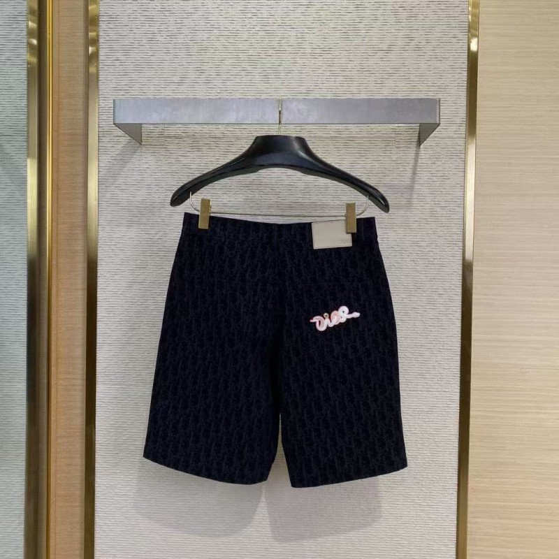 D*0r Snake Year Limited Edition Embroidered Dark Pattern Shorts