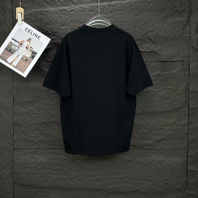 Ch*el 2025 new heavy iron brick T-shirt