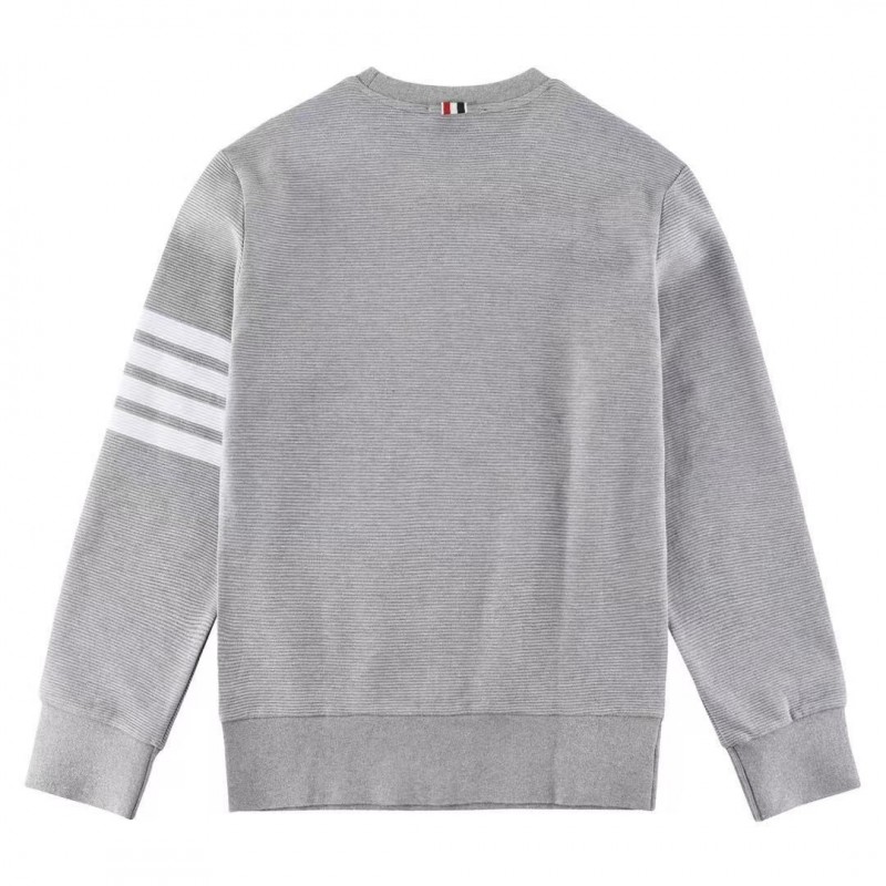 Thom Browne ripple crewneck sweatshirt