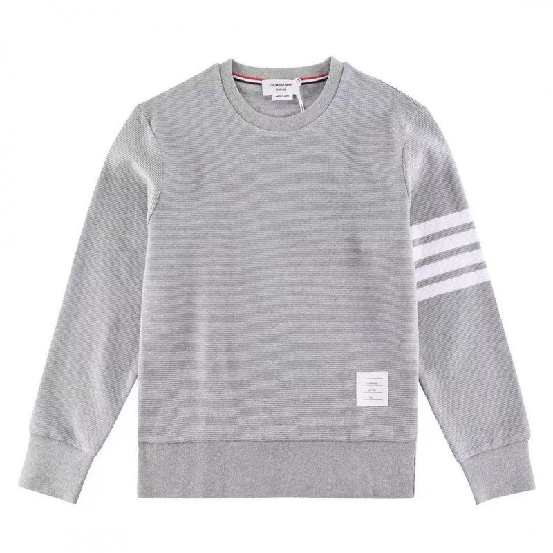 Thom Browne ripple crewneck sweatshirt