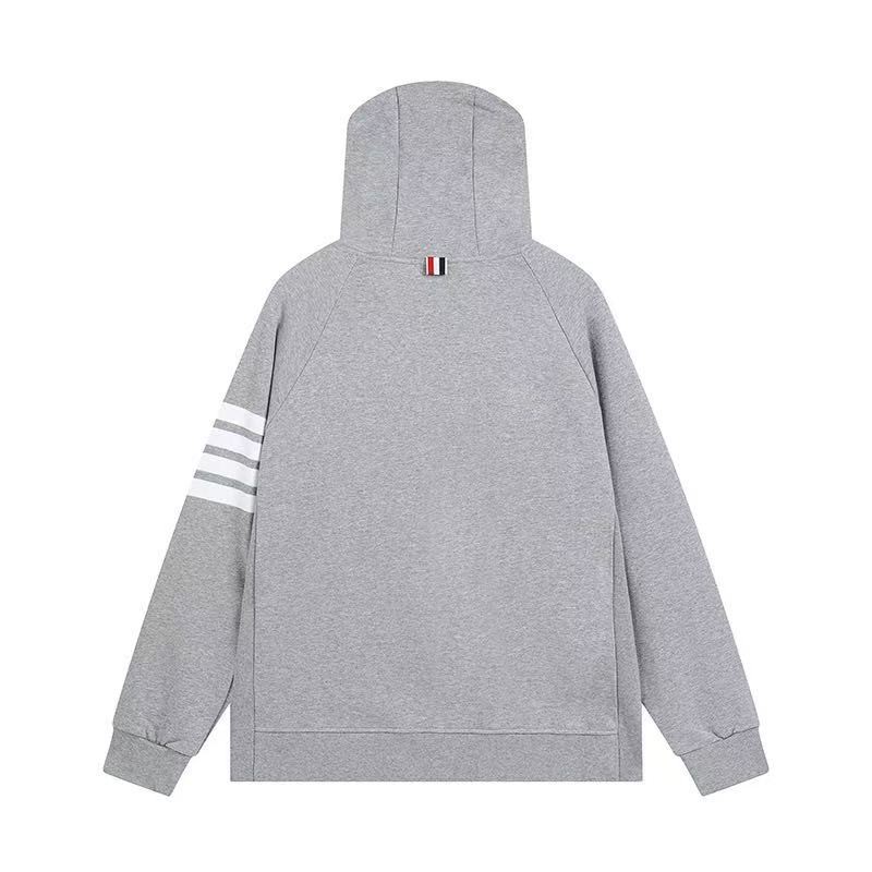 Thom Browne ripple zip-up hoodie