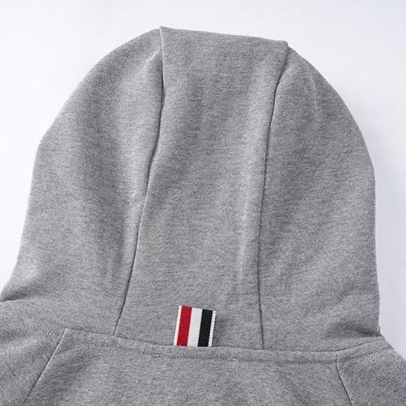 Thom Browne ripple zip-up hoodie