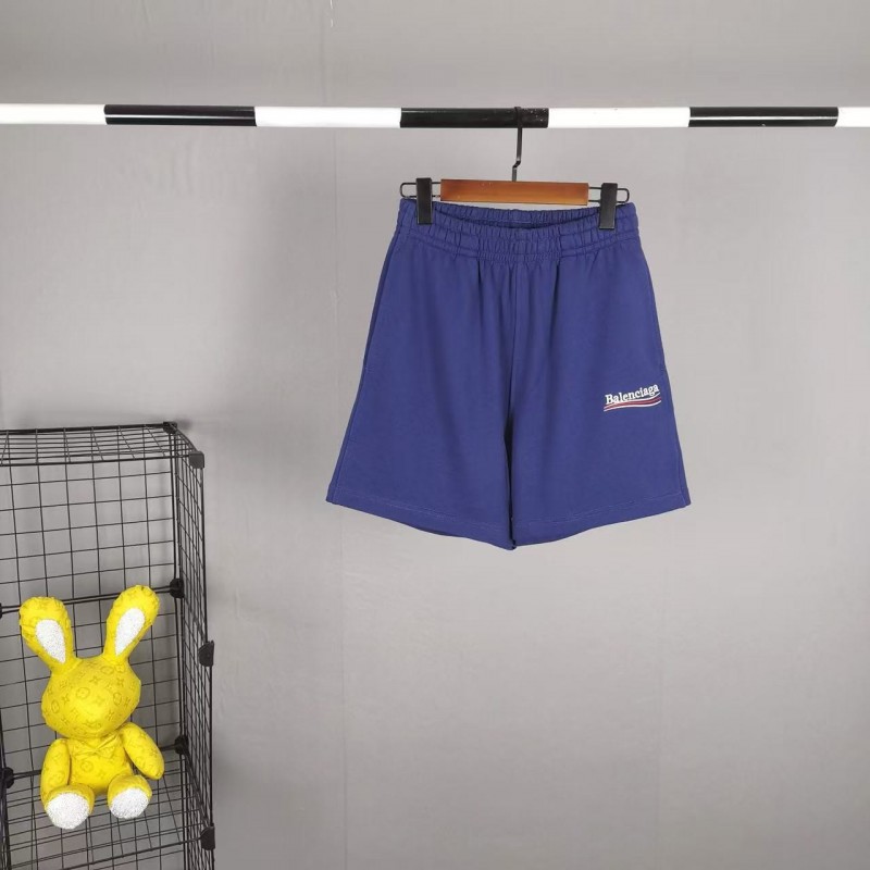 Ba*len*cia*ga Embroidered Cotton Shorts