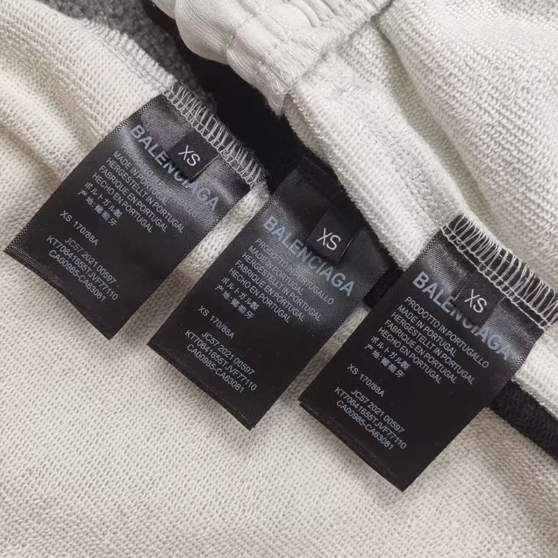 Ba*len*cia*ga Embroidered Cotton Shorts