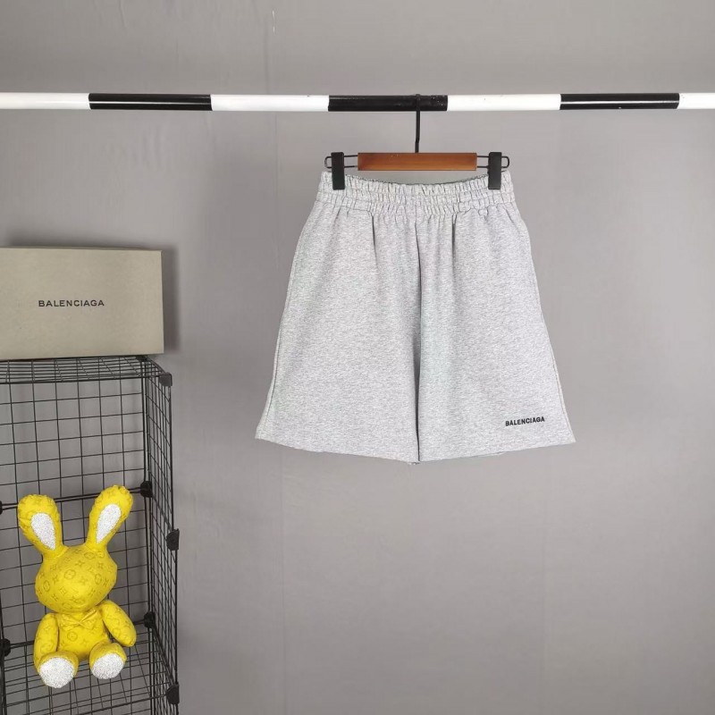 Ba*len*cia*ga Embroidered Cotton Shorts