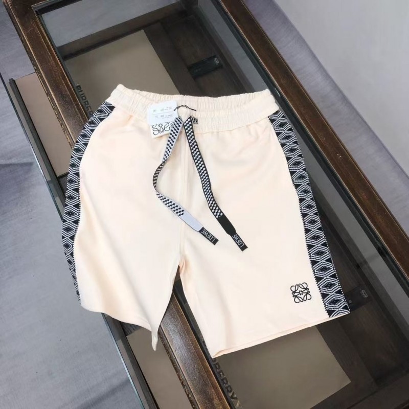 L0ew* latest casual patchwork shorts
