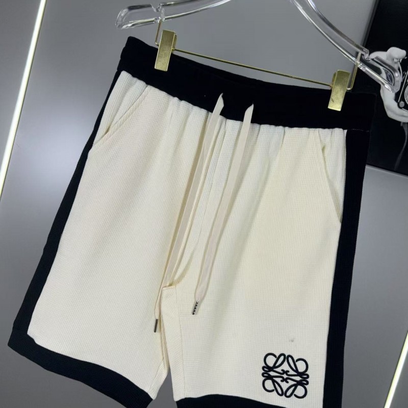 L0ew* latest casual patchwork shorts