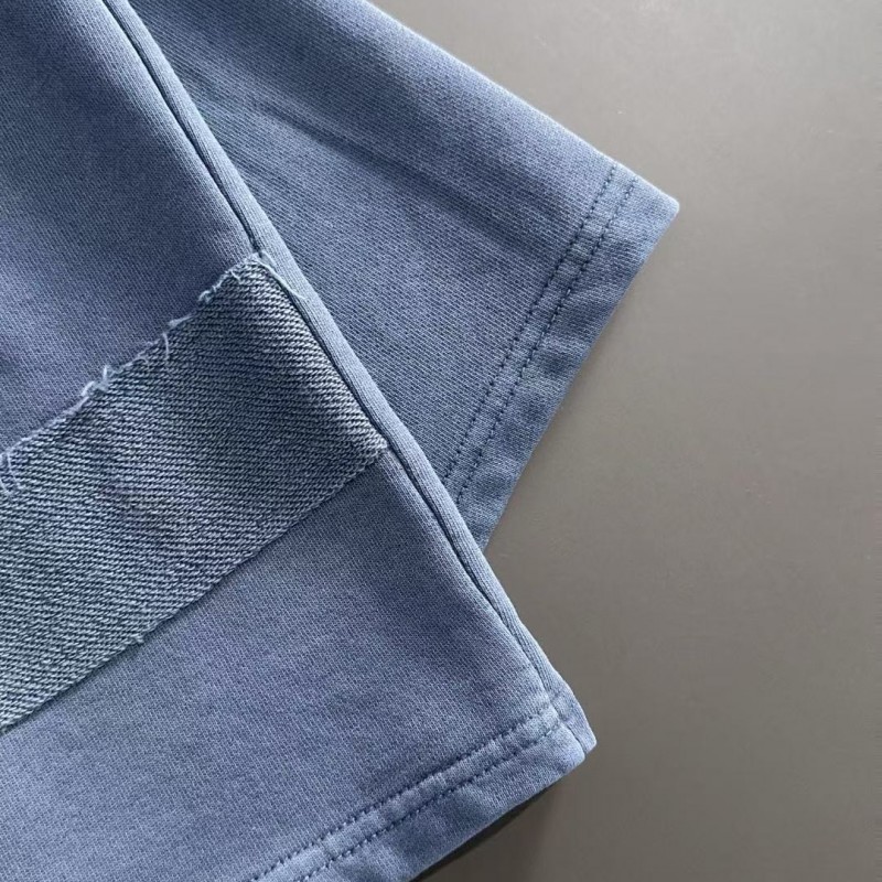 Stone Island 2025 Spring and Summer New Elastic Band Casual Washed Loose Shorts