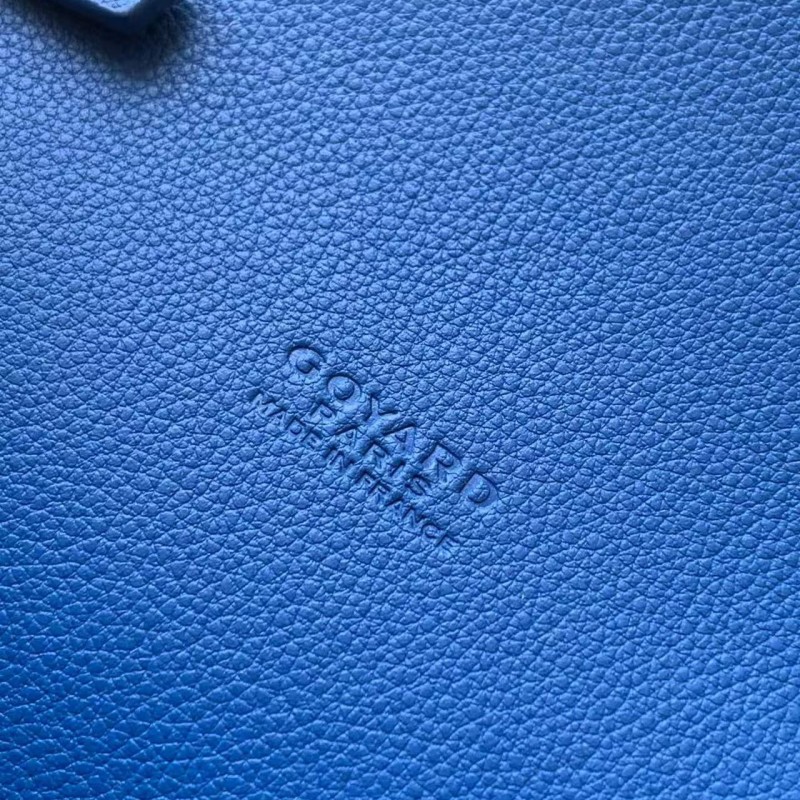 Go*ard imported cowhide with canvas one-shoulder crossbody bag, size: 21*16*4cm