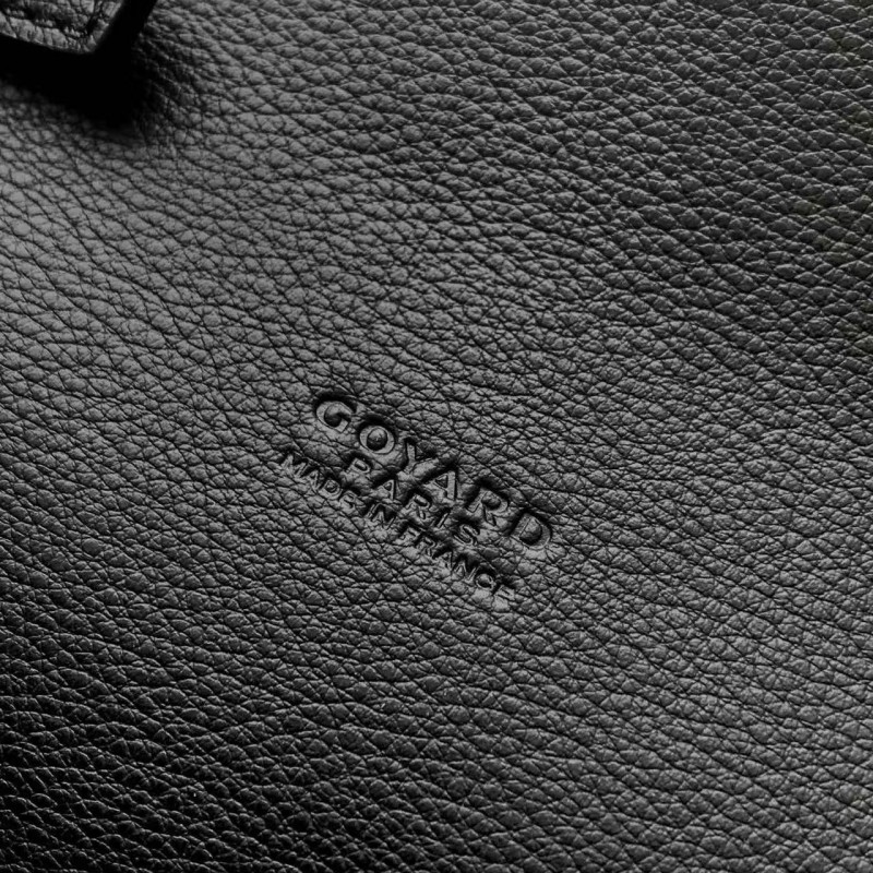 Go*ard imported cowhide with canvas one-shoulder crossbody bag, size: 21*16*4cm