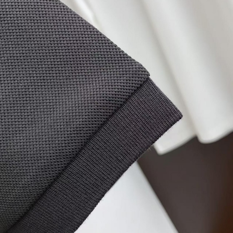 Pra*a 2025 new  lapel polo short sleeve