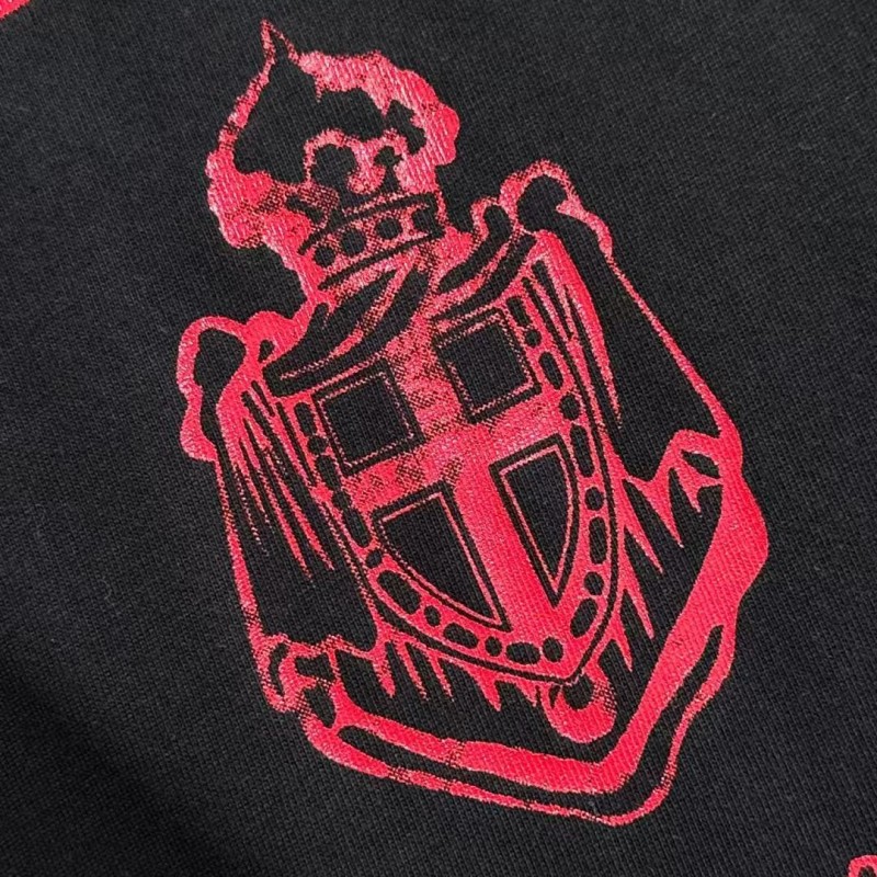 Pra*a 2025 Spring and Summer Latest Round Neck Fashion Short Sleeve