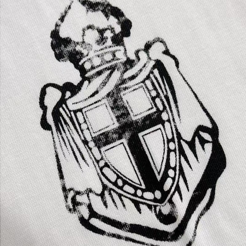 Pra*a 2025 Spring and Summer Latest Round Neck Fashion Short Sleeve