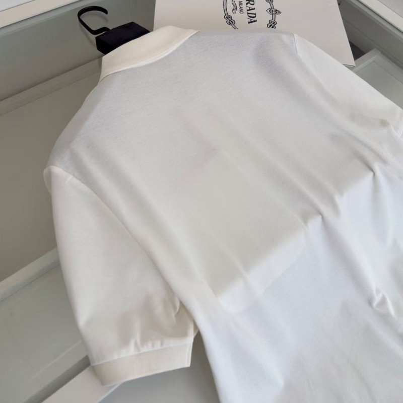 Pra*a latest 2025 lapel zipper pocket red label