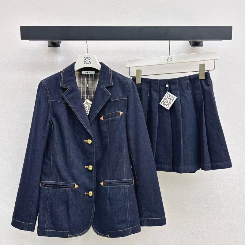 L0ew* SpringSummer New Vintage Denim Women