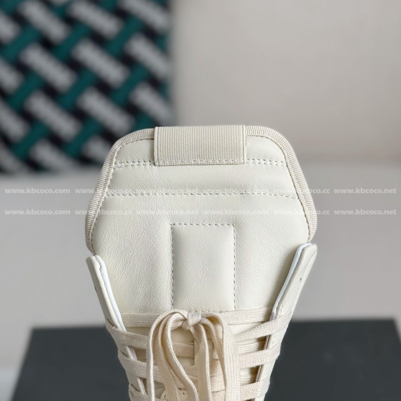 RICK OWENSRO GEOBASKET HIGH-TOP FASHION PLIMSOLLS