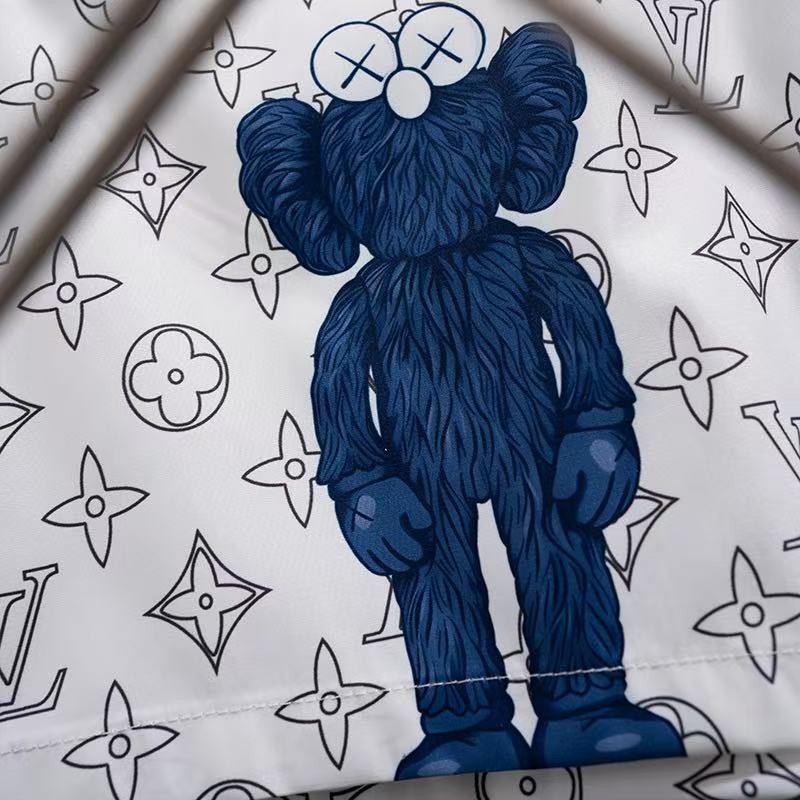 LV 2025 new top-grade quick-drying fabric beach swimming shorts