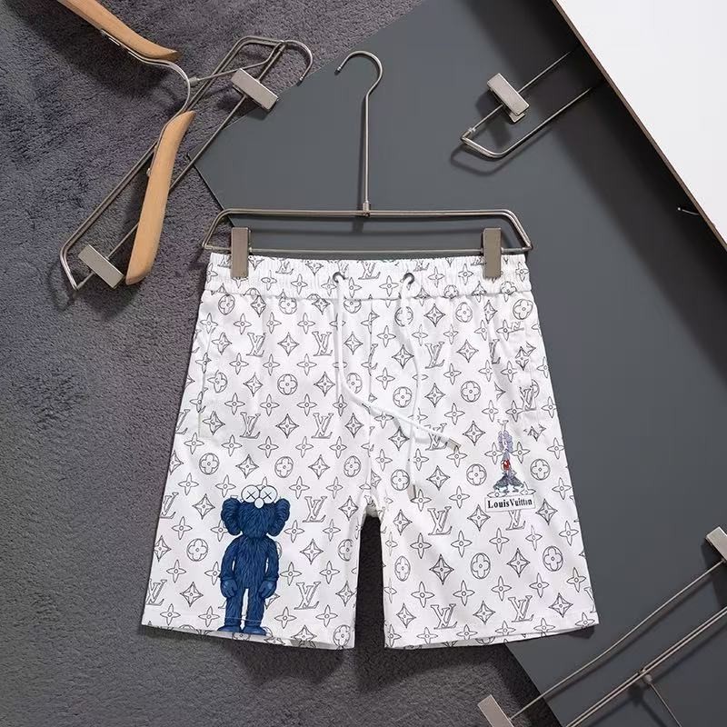 LV 2025 new top-grade quick-drying fabric beach swimming shorts