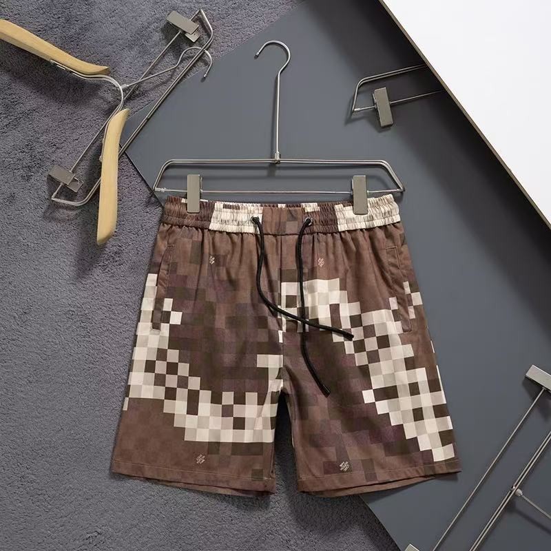 LV 2025 new top-grade quick-drying fabric beach swimming shorts