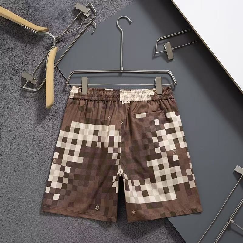 LV 2025 new top-grade quick-drying fabric beach swimming shorts
