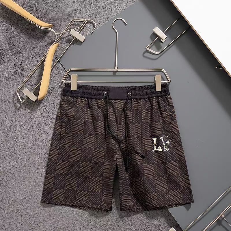 LV 2025 new top-grade quick-drying fabric beach swimming shorts