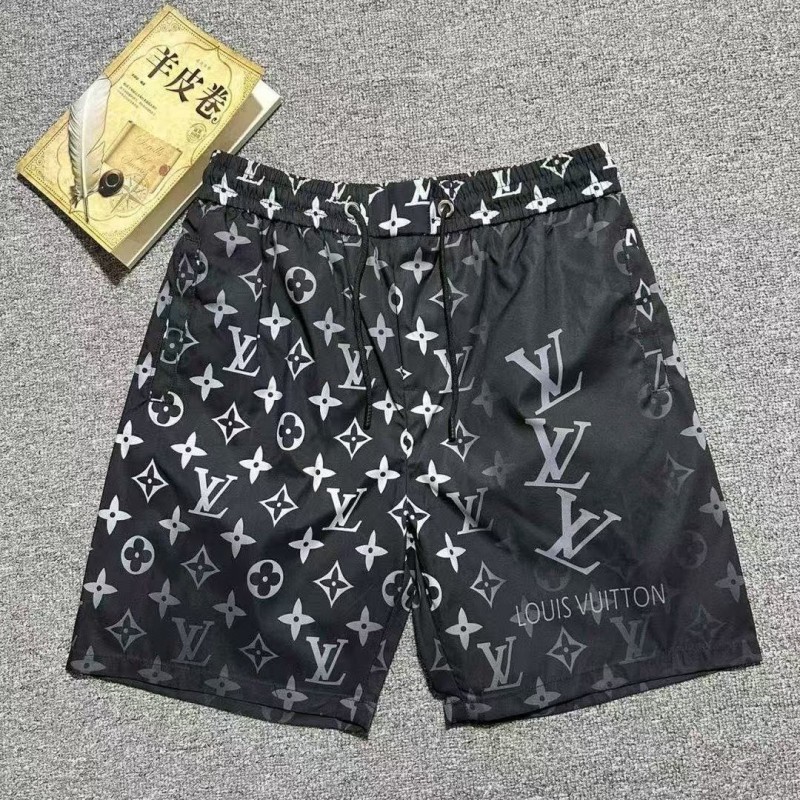 LV 2025 new top-grade quick-drying fabric beach swimming shorts
