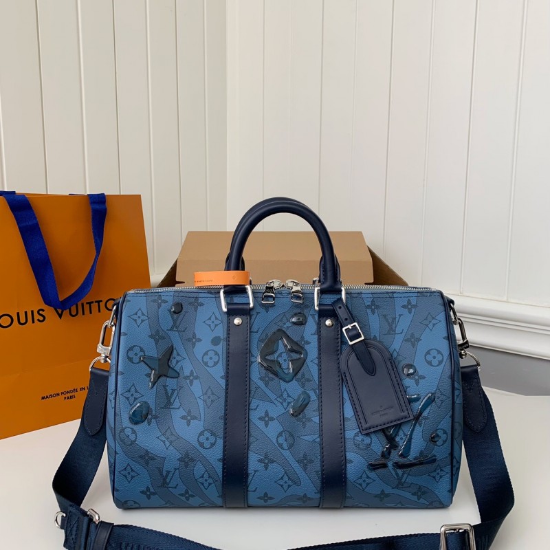 L0*is V*t0n's seasonal new Keepall Bandoulière 35 handbag M22573, 34 * 21 * 16cm