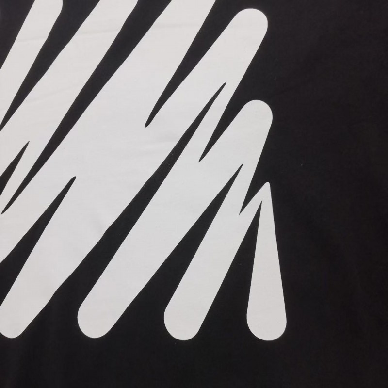 off white black and white graffiti brush zebra crossing electrocardiogram