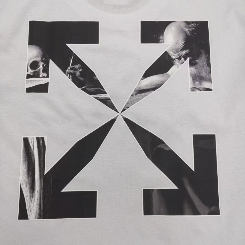 off white Caravaggio classic cotton T-shirt