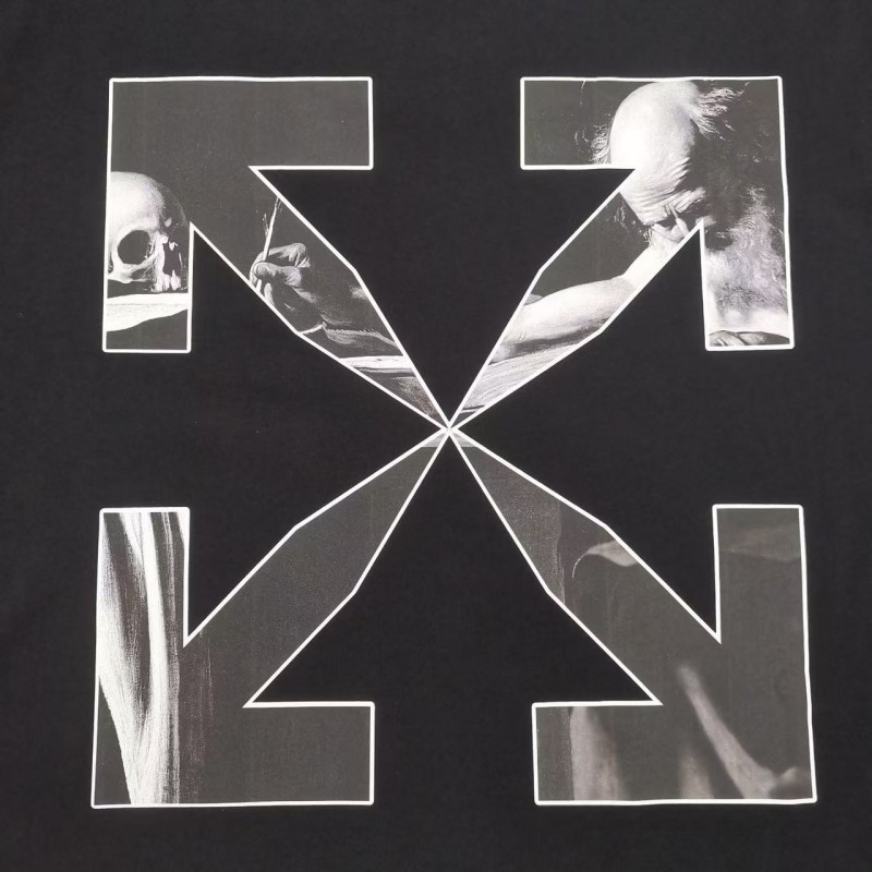 off white Caravaggio classic cotton T-shirt