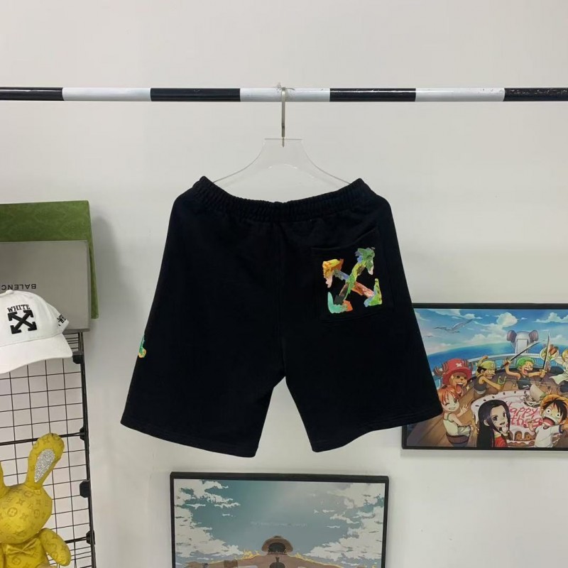 Off White 2025 new 3D graffiti shorts
