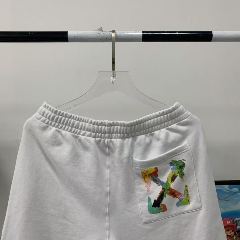 Off White 2025 new 3D graffiti shorts
