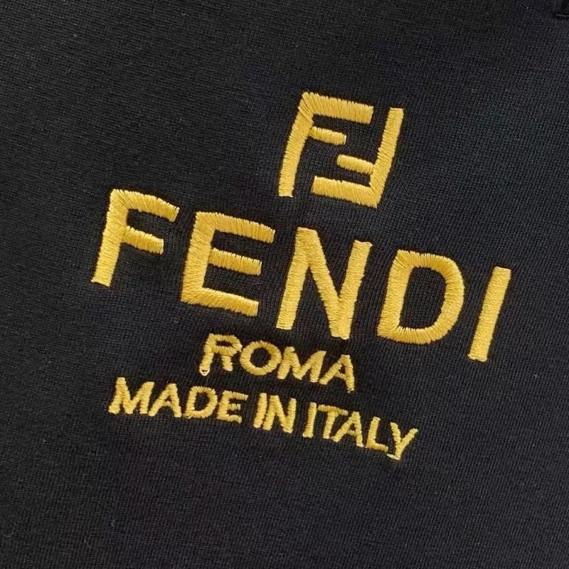 F**di 2025 new logo printed cotton shorts