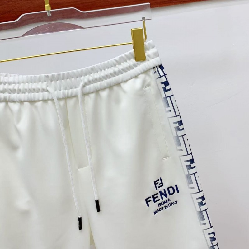 F**di 2025 new logo printed cotton shorts