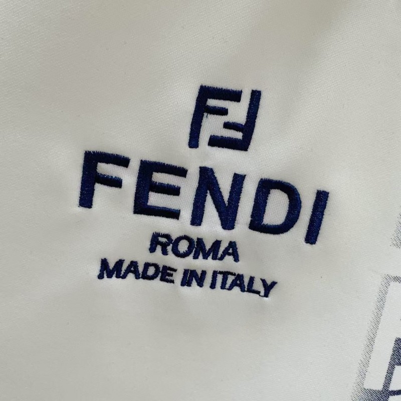 F**di 2025 new logo printed cotton shorts